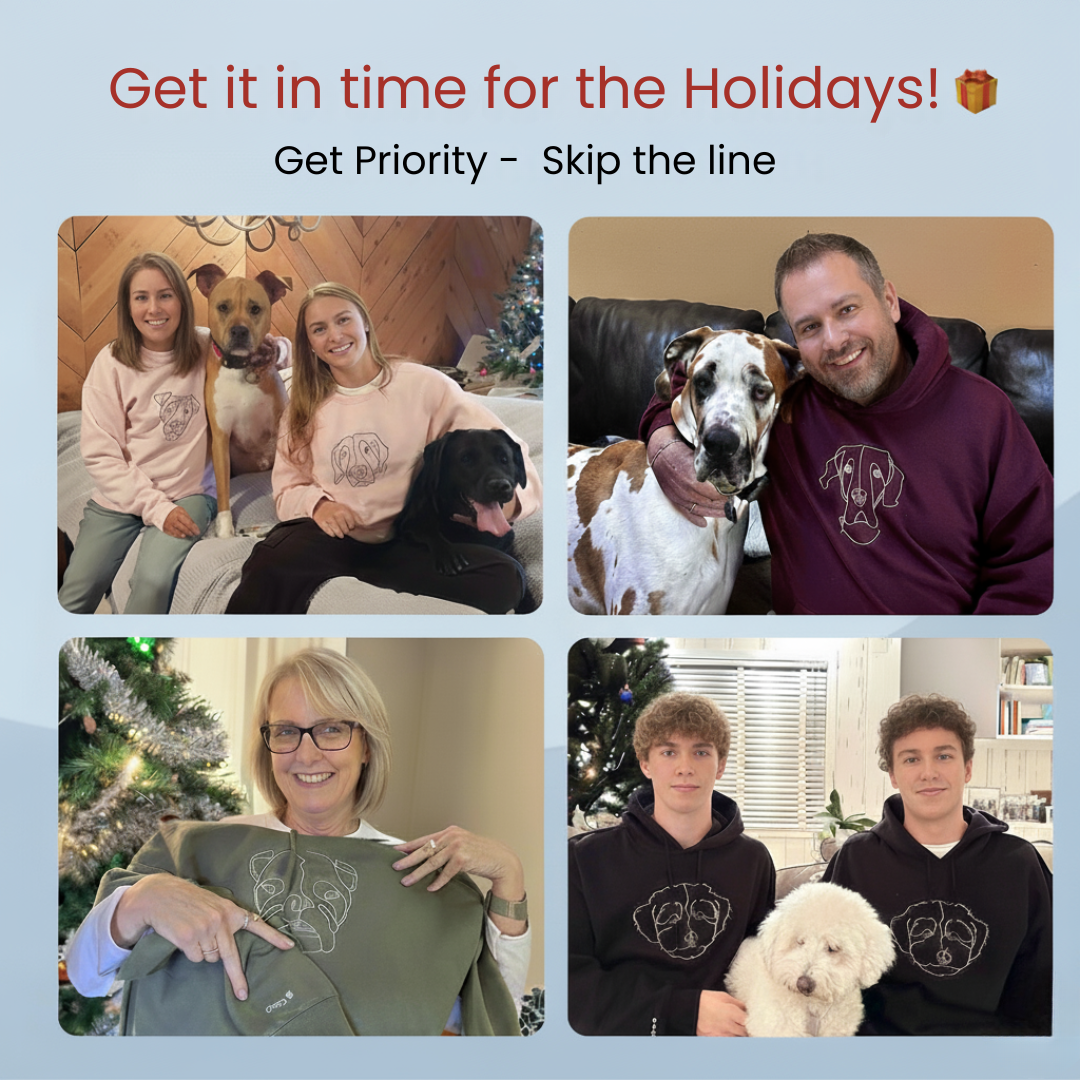 Kids Custom Pet Hoodie with Embroidery