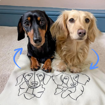 Unisex Custom Pet Hoodie with Embroidery