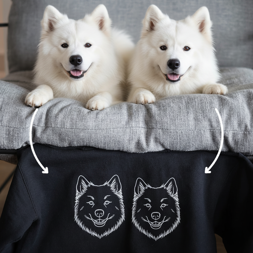 Kids Custom Pet Hoodie with Embroidery