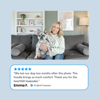 Unisex Custom Pet Hoodie with Embroidery