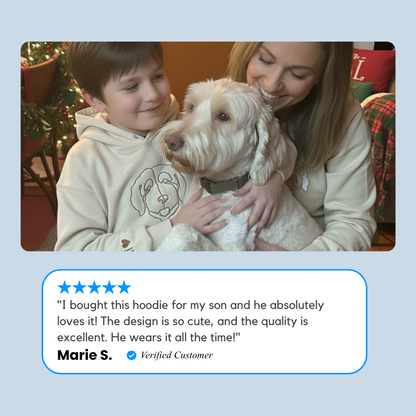Kids Custom Pet Hoodie with Embroidery